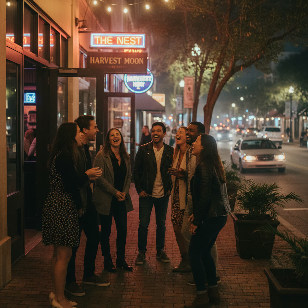 Central Avenue After Dark: A Friends' Night Out in Downtown St. Pete